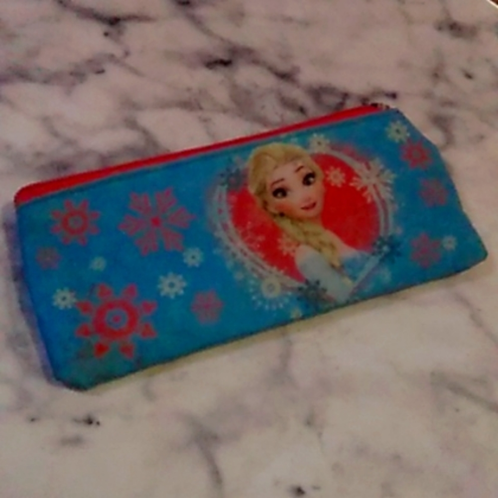Disney Frozen Elsa Single Zipper pouch pencil case